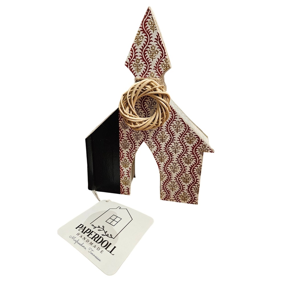 Paperdoll Handmade Church Book Stack Sculpture‎ Figurine Decor